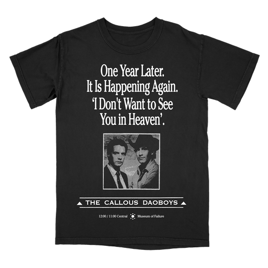 ONE YEAR LATER • TEE